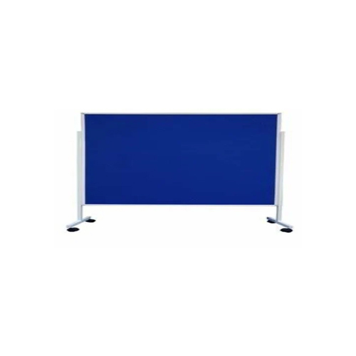 Notice Board With Movable Stand - Color: Blue