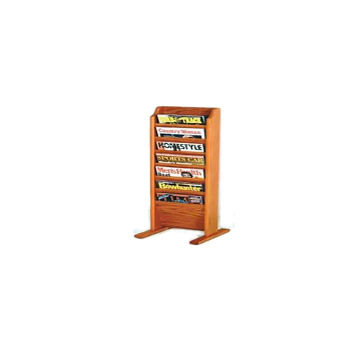 Wooden Magazine Stand - Application: Library