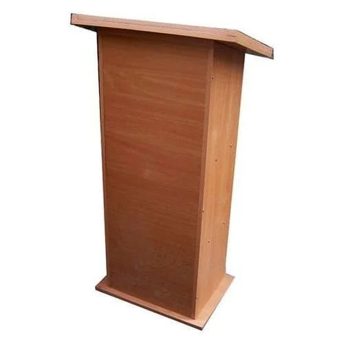 3.5 Feet Wooden Lecture Stand - Design: Standard