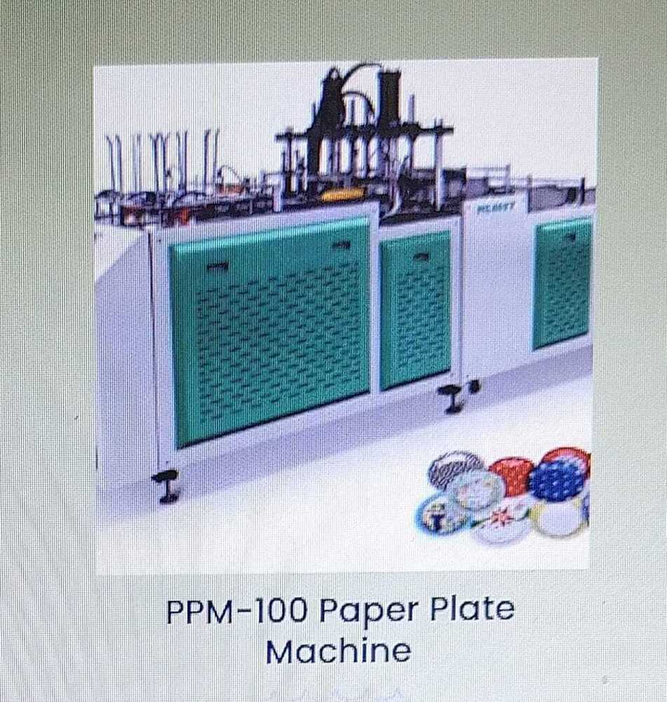 Paper Plate Machine Ppm-100 - Capacity: 80-140 Pcs/min