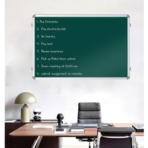 24X18 Inch Magnetic Green Chalkboard - Material: Durable Aluminium