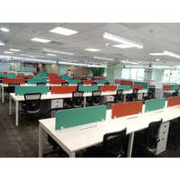 Workstation Soft Board Partition - Glass Material, Various Sizes , Smooth Surface Treatment For Industrial Office Spaces