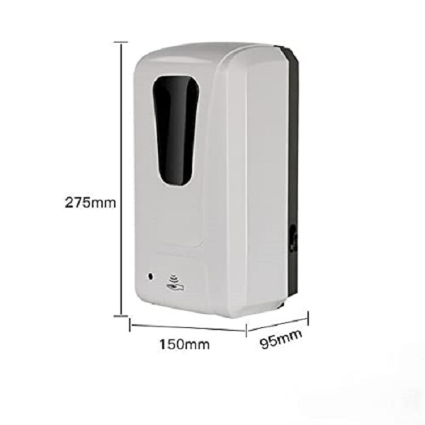 Automatic Soap Dispenser - Abs, 8x7x22cm, White | Elegant Design, High Capacity, Easy Refilling, Flexible Installation For Kitchen, Bathroom & Office