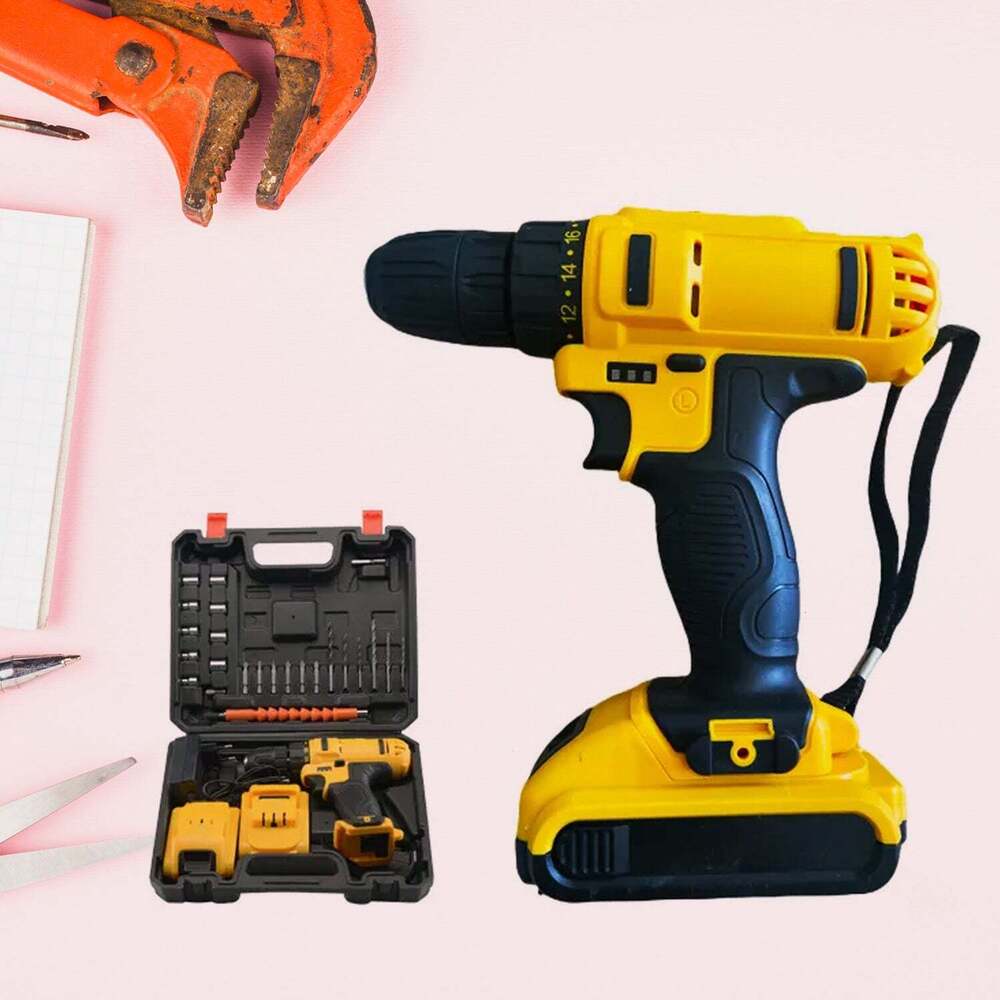 24 V lithium Double battery cordless drill sets