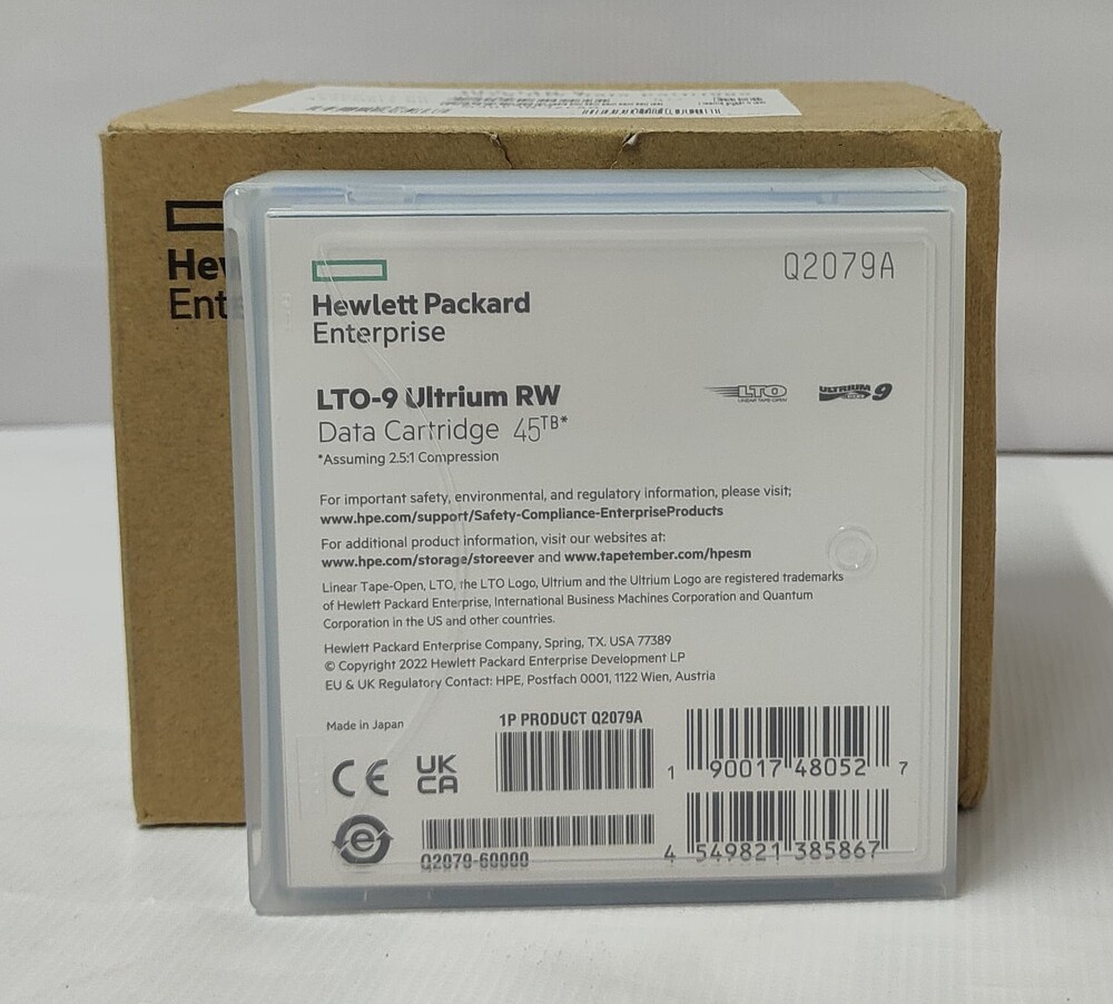Hp Lto 9 Ultrium 45tb Rw Data Cartridge