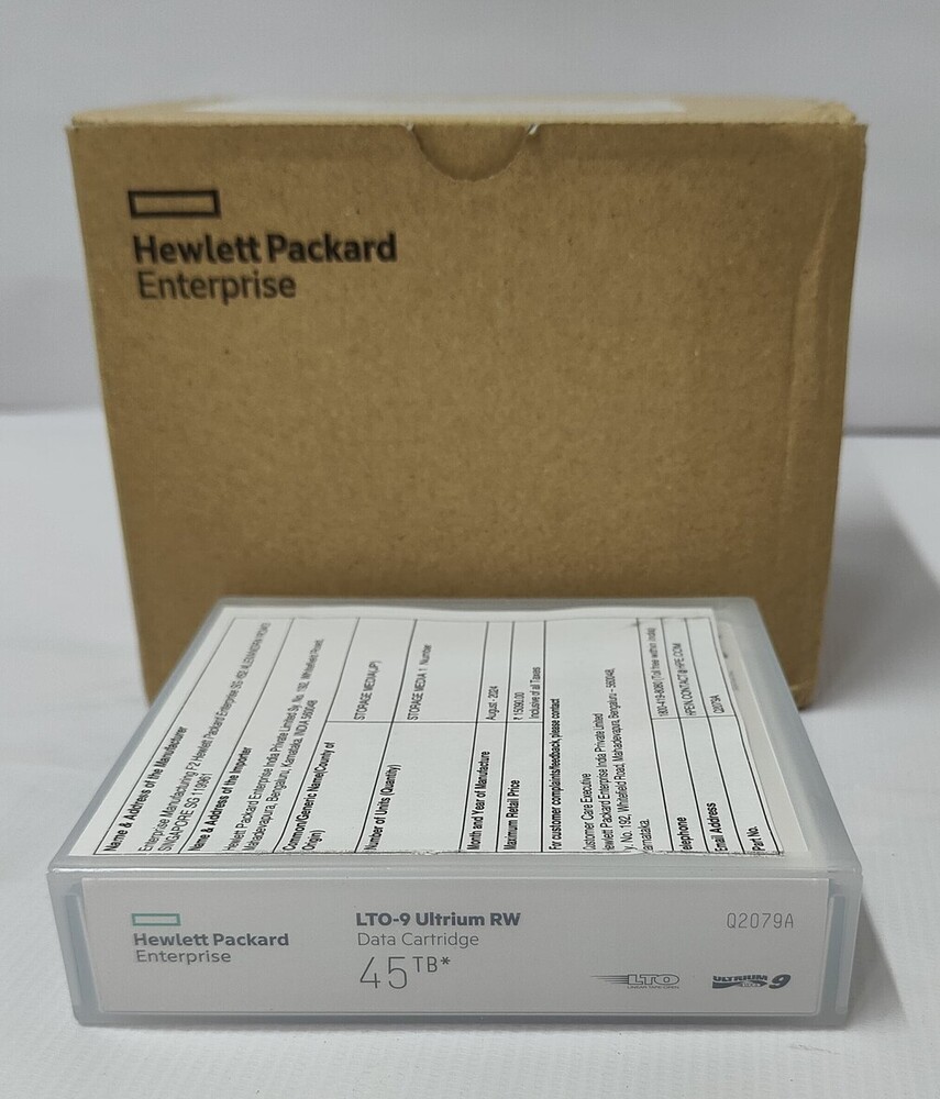Hp Lto 9 Ultrium 45tb Rw Data Cartridge