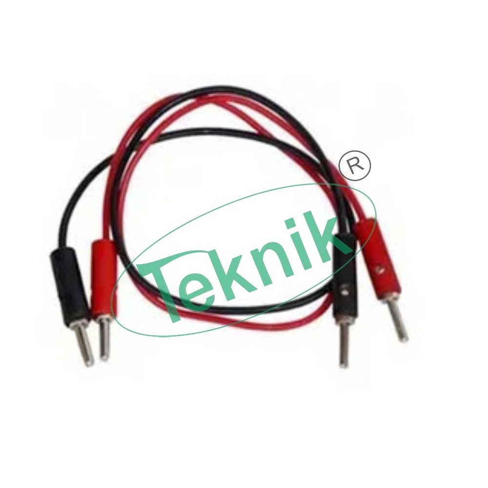 Connecting Leads - Plastic Coated 4mm Stackable Plug Wires | For Engineering Electronic Instruments
