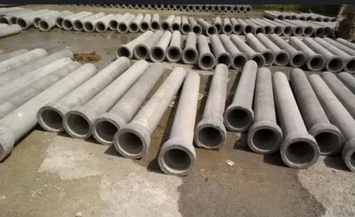 RCC Cement Pipe - Cement Material, Variable Diameter, Round Shape, Grey Color, Length 3-6 m | Ideal for Drainage Systems, Irrigation, Sewage