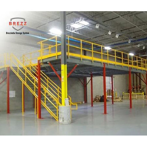 Industrial Mezzanine Floor - Color: Yellow