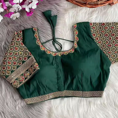 New Designer Party Wear Embroidery Blouse Indian Ladies