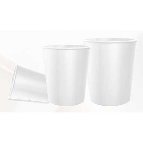 2500Ml 85Oz  Paper Buckets - Color: White