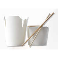 750ml 25oz Paper Noodle Box - Color: White
