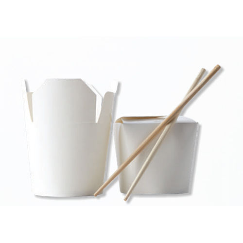 1100Ml 36Oz Paper Noodle Box - Color: White