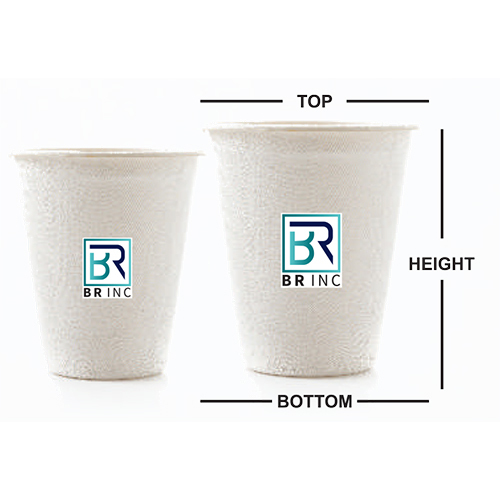 10 Oz Single Wall Paper Cup (1Pe) - Color: White