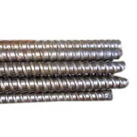 Construction Tie Rod - Mild Steel, 16mm Size | Galvanized Finish For Corrosion Resistance, Ideal For High Tension Loads And Shoring Applications