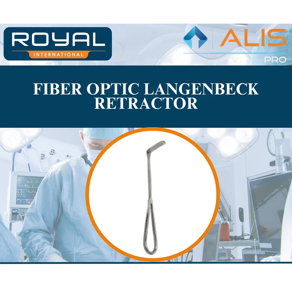 fiber optic Langenbeck retractor