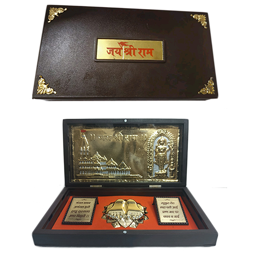 Jai Shree Ram Gift Box - Color: As Per Availability