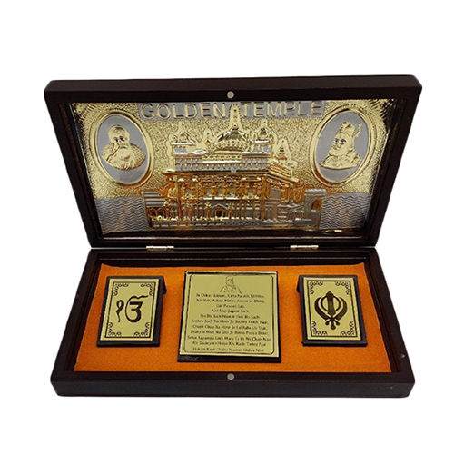 Golden Temple Pooja Gift Box - Feature: Scratch Resistant