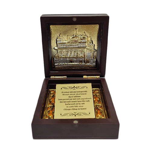 Golden Temple Pooja Gift Box - Feature: Light Weight