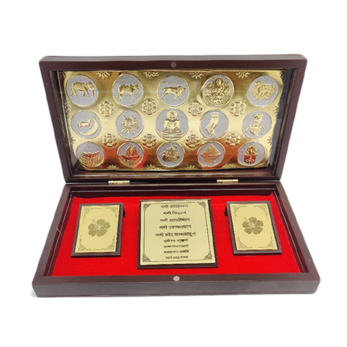 Gold Plated Diwali Pooja Gift Box