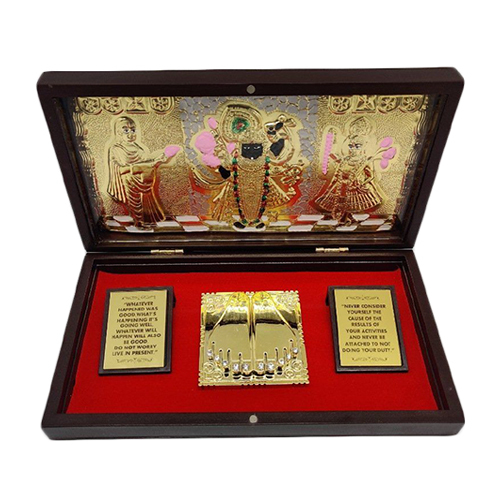 Gold Plated Diwali Pooja Gift Box