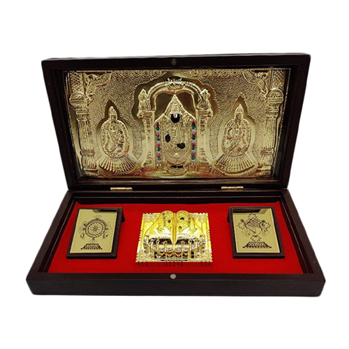 Gold Plated Diwali Pooja Gift Box
