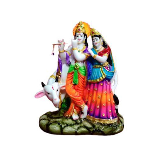 6001 12 Inch Radha Krishna Statue - Feature: Easy To Clean