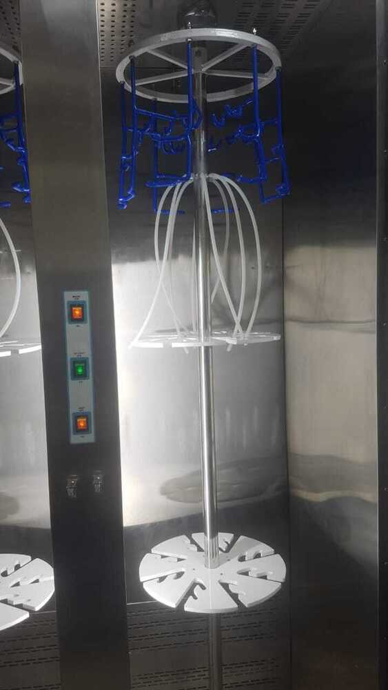 Endoscope Drying And Storage Cabinet - 61x61x183 Cm High Brightness Led & Uv Lamp Auto Air Circulation Fan 99.99% Hepa Filtration Temperature Control Up To 45c