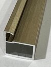 Brush Gold TRIO EDGE SLIDING DOOR ALUMINIUM PROFILE