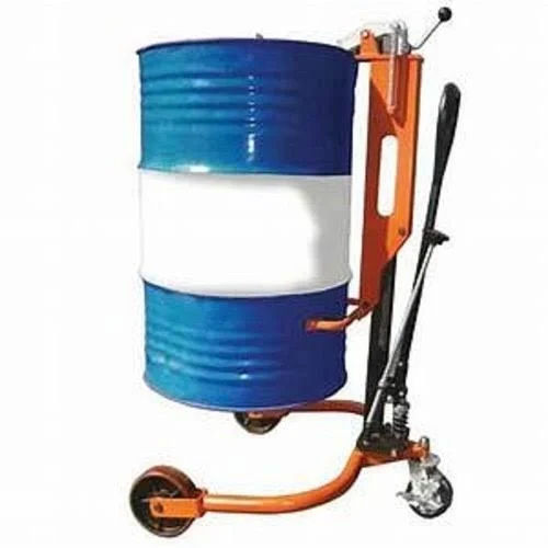 Hydraulic Drum Lifter Trolley - Material: Steel at Best Price in Pune ...