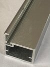 MERCURY SS BRUSH SLIDING DOOR ALUMINIUM PROFILE