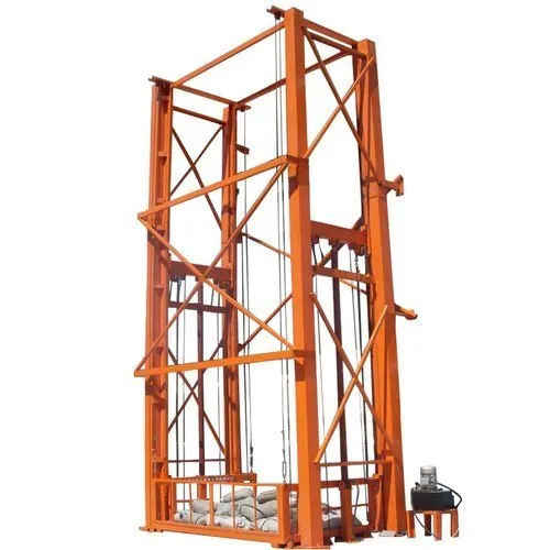 Mild Steel Double Mast Wall Mounted Stacker