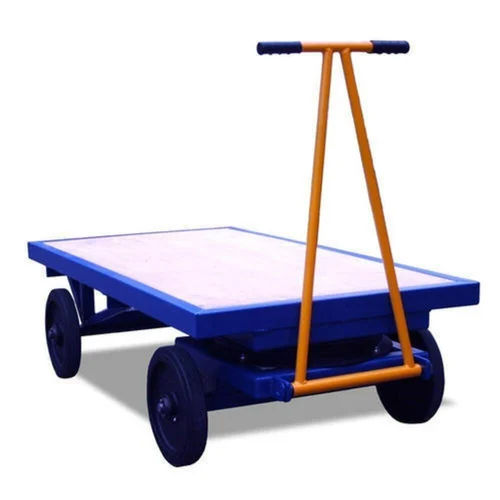 Hydraulic Lifting Trolley - Steel, Max Load 1 Ton | Industrial Travel Trailer Trolley