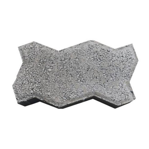 80 Mm Zigazg Paver Black - Color: Grey