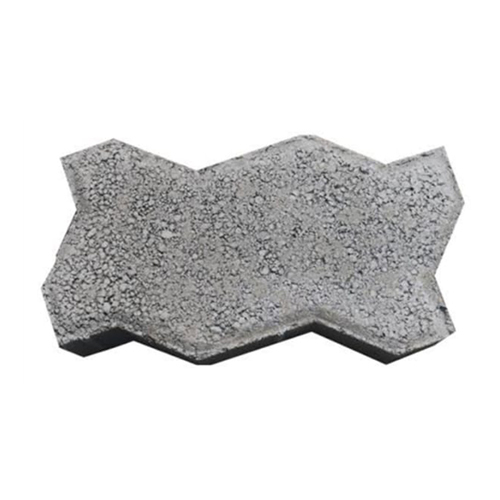 80 MM Zigazg Paver Black - Cement Interlock Block, 80 Millimeters Thick, Grey Color, Made with Autoclaved Aerated Concrete
