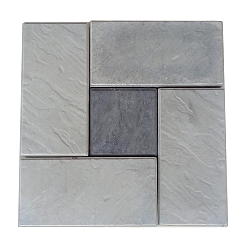 60 MM Combi Paver Block - Concrete Material, 60 Millimeter Thickness, Multi-Color Design | Versatile Interlock Block for Driveways, Walkways, Patios