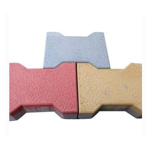 60 Mm I Shape Paver Block - Color: Multi