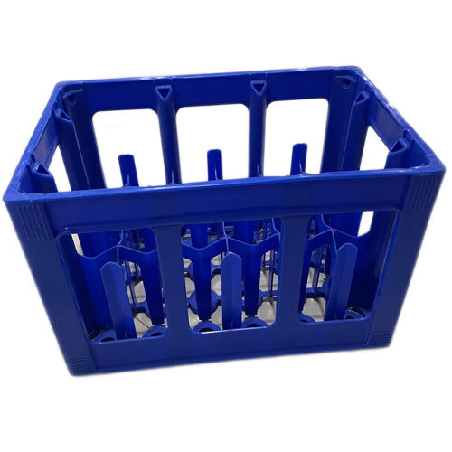 Blue Plastic Bottle Crates - Plastic Type: Hdpe