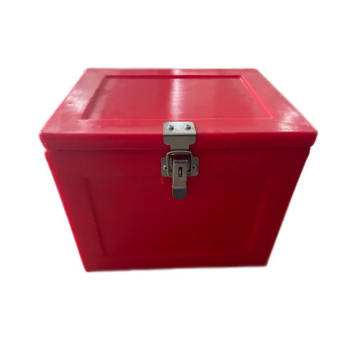 Rotomolded Insulated Ice Box - Color: Red