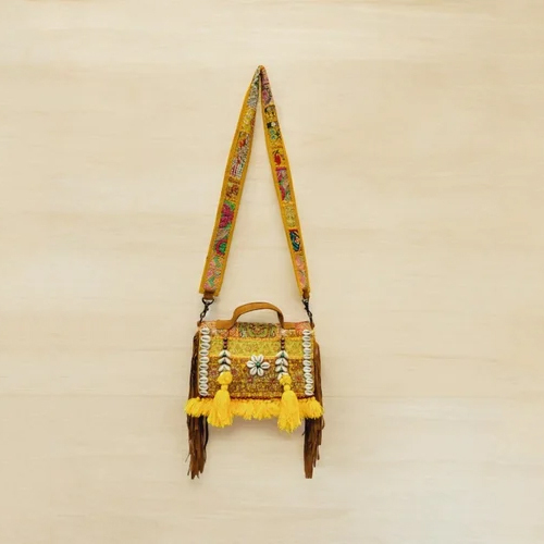 Handwork Banjara Clutch Bag - Cotton Fabric, Standard Size , Customizable Design and Color, Recyclable Material, Lightweight Elegance