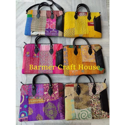 Kantha Laptop Bag - Color: Any Color