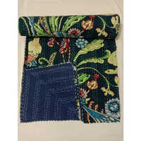 Jaipuri Handmade Cotton Kantha Quilt