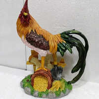 Resin Hen Showpiece - High-quality Resin, Multicolor Finish | Durable, Polished Design For Indoor And Outdoor Charm