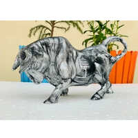 Share Market Bull Statue