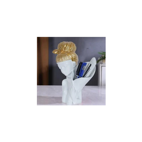 Zart Resin Girl Showpiece