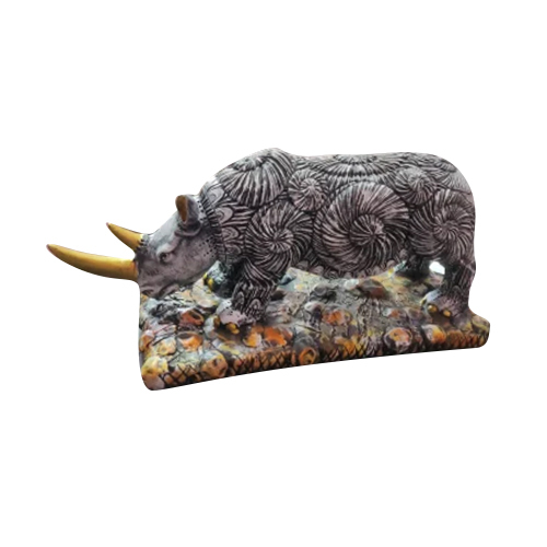 Resin Rino Statue