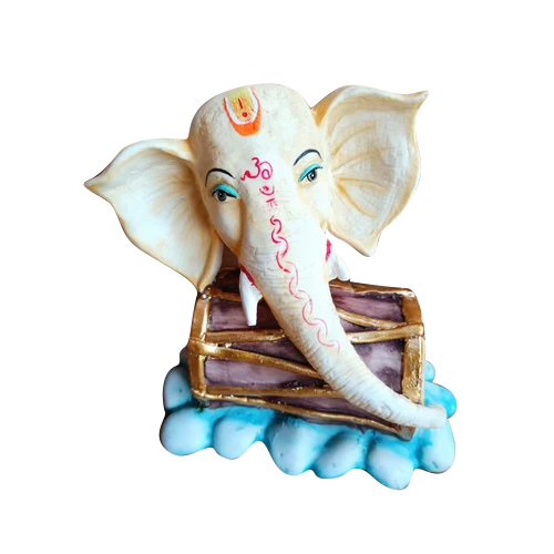 Adorable Ganesh Ji Matte Black In Musical Theme Statue