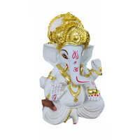 Gold Plated Raja Ganesh Ji Statue