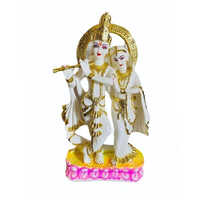 White Marble Radha Krishna Statue