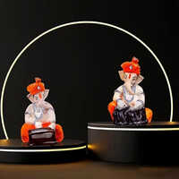 Polyresin Musical Ganesh Statue Set